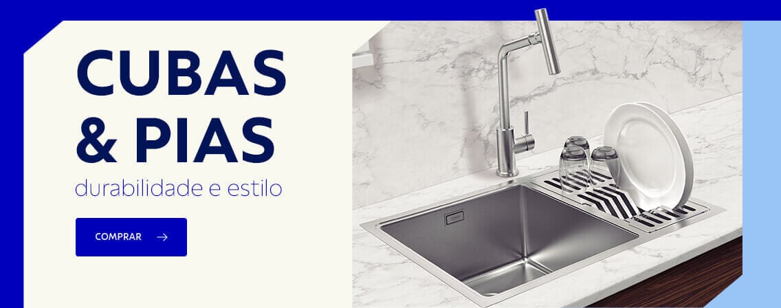Cubas e pias Tramontina — durabilidade e estilo