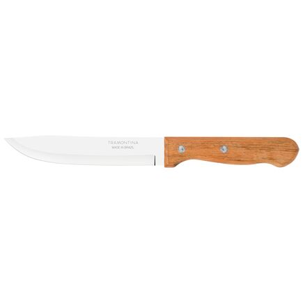 Faca para Cozinha Tramontina Dynamic com Lâmina de Aço Inox e Cabo em Madeira Natural 6