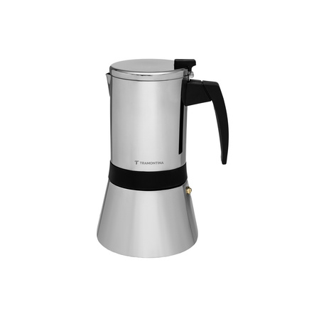 Cafeteira Italiana Tramontina em Aço Inox Para Espresso 600 ml