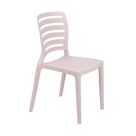 Cadeira Infantil Tramontina Summa Sofia em Polipropileno Rosa Pastel